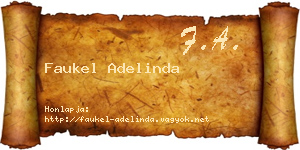 Faukel Adelinda névjegykártya